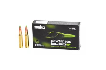 Sako .308 Win. Powerhead Blade 9,7g - .308 Winchester kiväärinpatruunat - 6438053169544 - 1