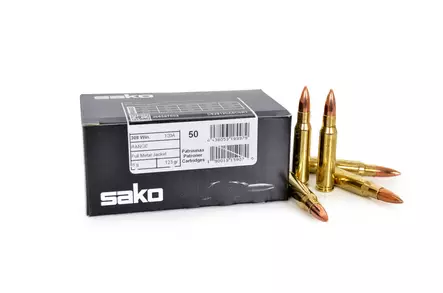 Sako .308 Win. Range FMJ 120A 8,0 g - .308 Winchester kiväärinpatruunat - 6438053186336 - 5